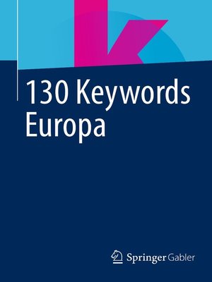 cover image of 130 Keywords Europa